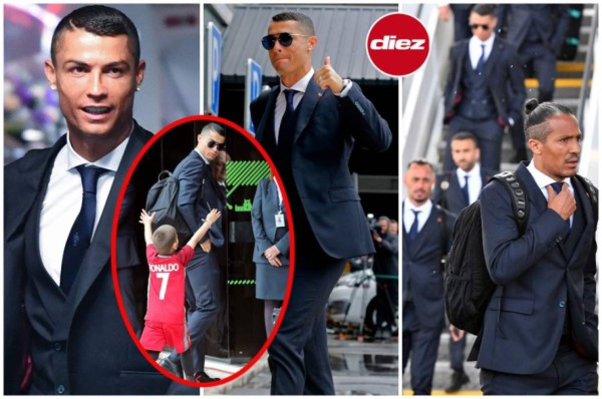 Cristiano y el niño: Así fue la espectacular llegada de Portugal a Rusia para disputar el Mundial