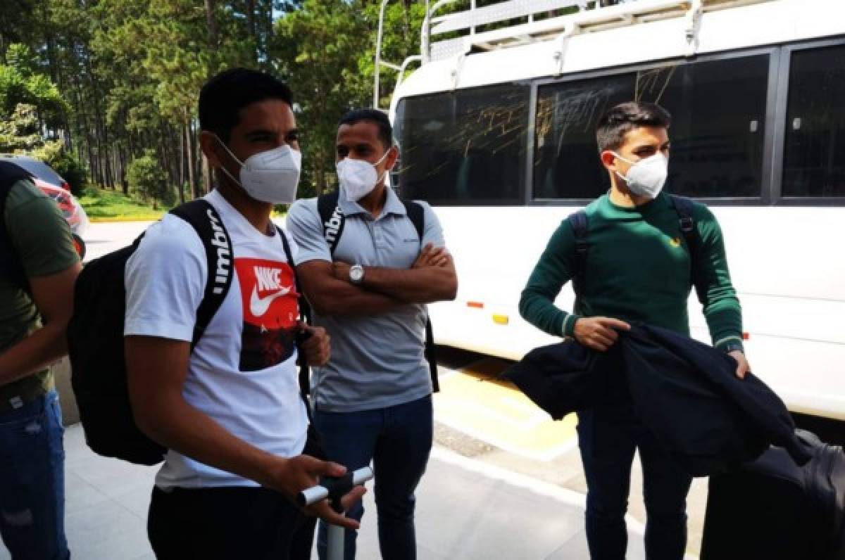 Llegada de los legionarios y pruebas de covid-19: Así inició la concentración la Selección Nacional de Honduras
