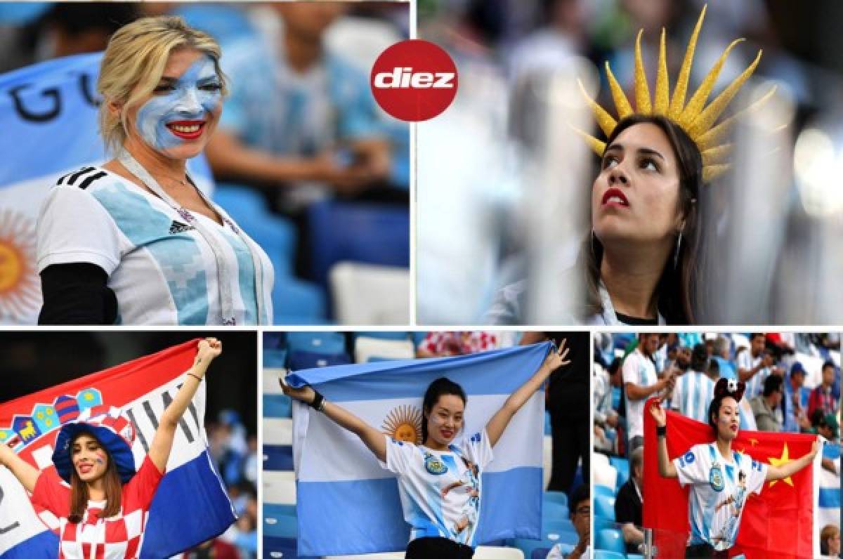 Las bellezas de Argentina y de Croacia que estuvieron en Nizhny Novgorod