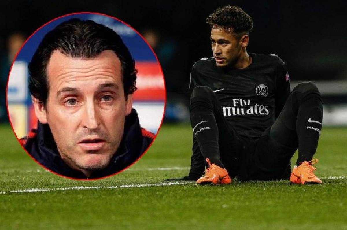 Emery anuncia que Neymar regresará a París 'en dos o tres semanas'