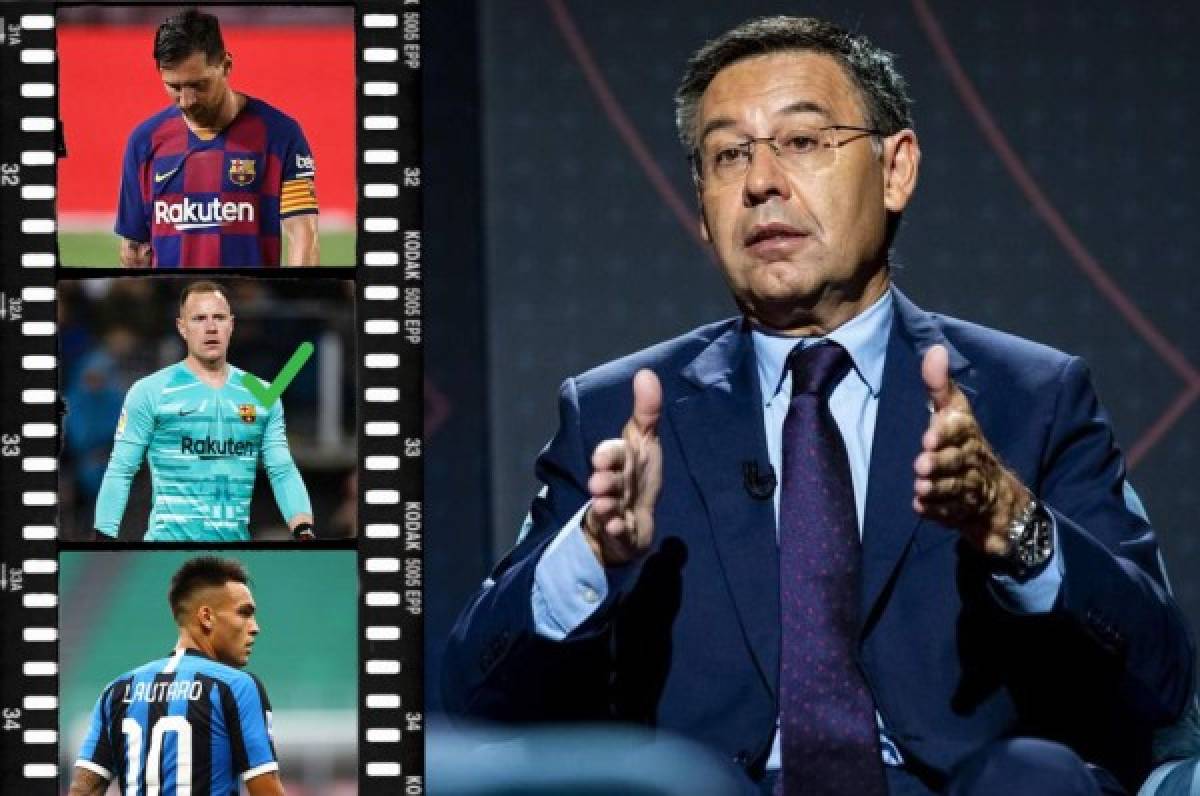 Barcelona: Bartomeu anuncia el futuro de Messi y Ter Stegen y los jugadores que no están en venta