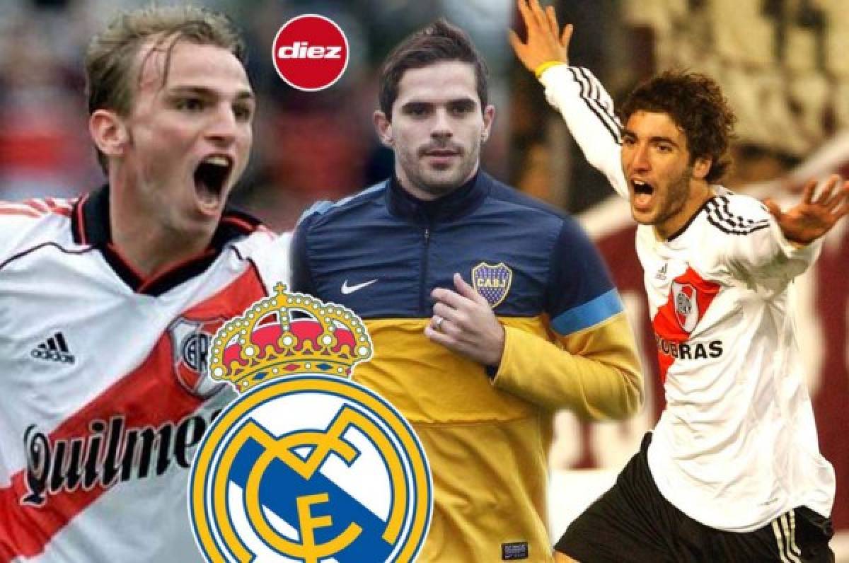 Las grandes figuras de Boca y River que jugaron en el Real Madrid y no recuerdas