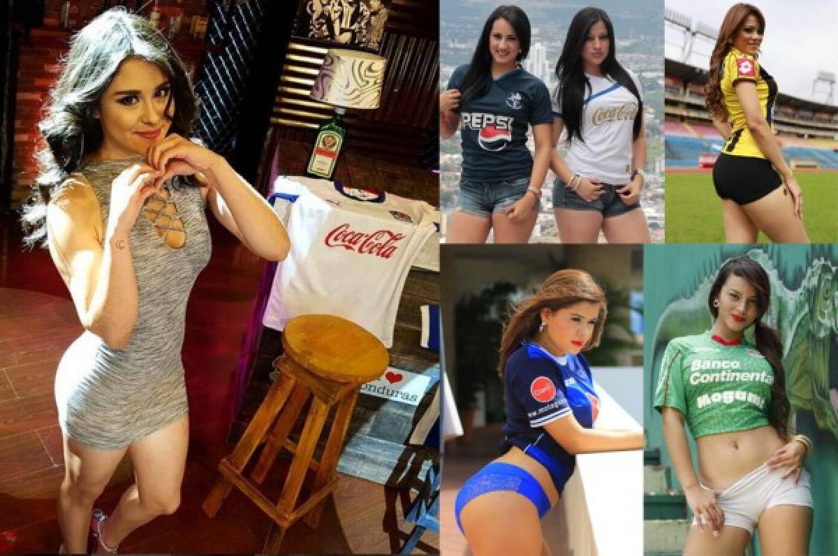 Las bellezas que han engalanado los clásicos del fútbol hondureño