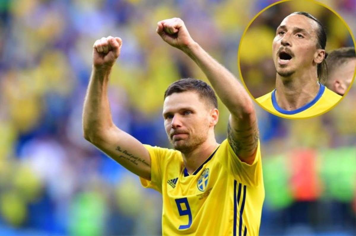 Delantero de Suecia: 'Hemos aprendido a jugar sin Ibrahimovic'