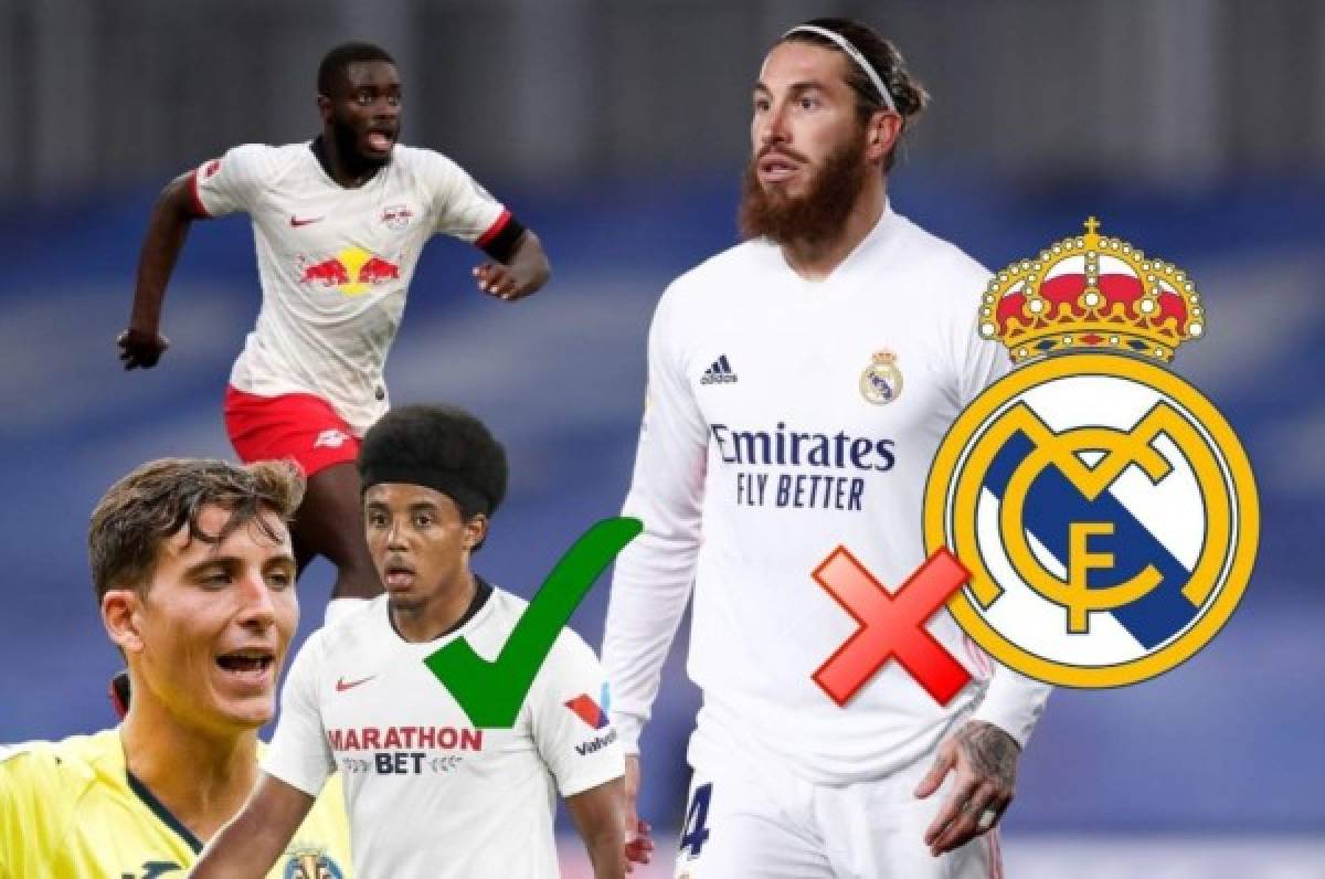 Los cracks que están en la lista de posibles sustitutos de Sergio Ramos en el Real Madrid