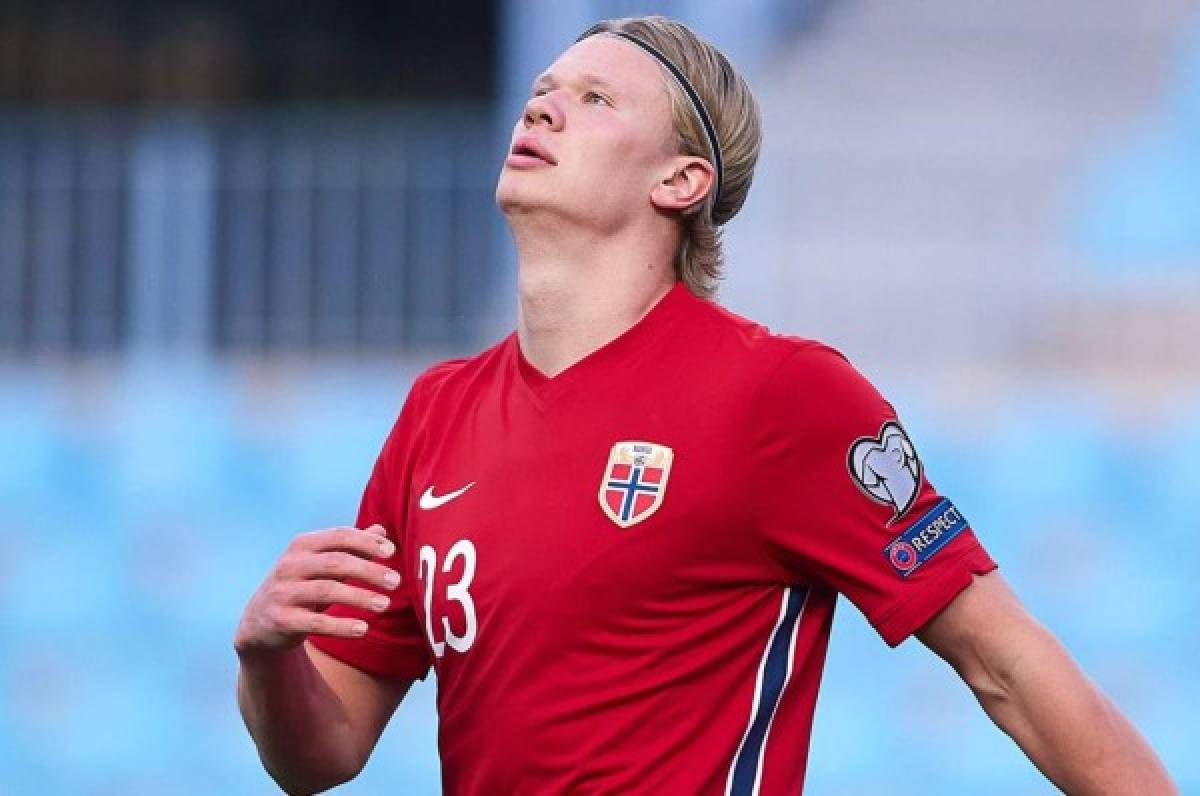 Golpe duro para la Selección de Noruega: Erling Haaland es baja para la eliminatoria