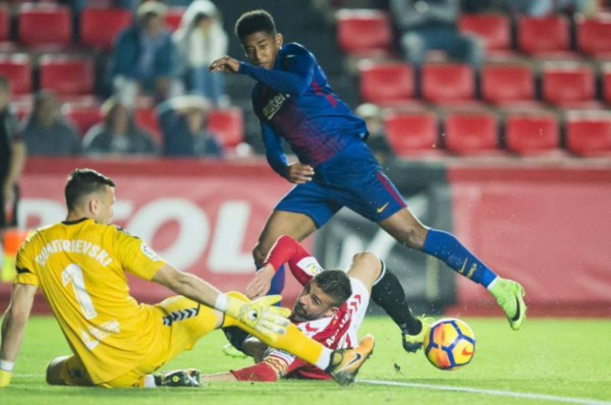 'Choco' Lozano jugó 30 minutos en el empate del Barça B ante el Gimnàstic