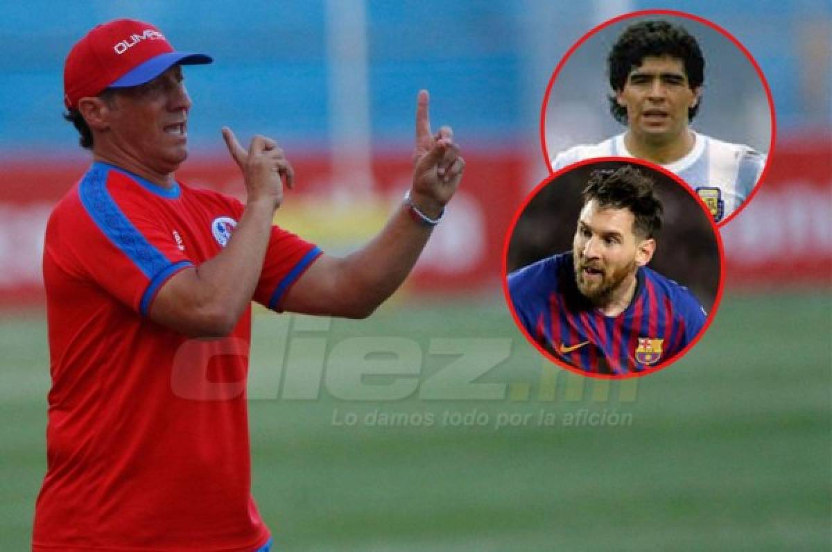 Pedro Troglio: 'En el fútbol se gana o se pierde con Messi o Maradona en la cancha'