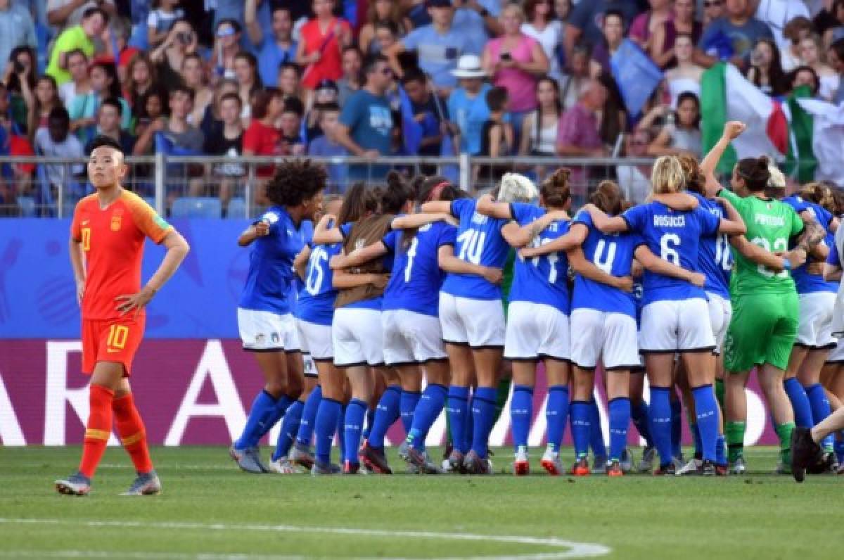 Italia vence a China y clasifica a cuartos del Mundial femenino