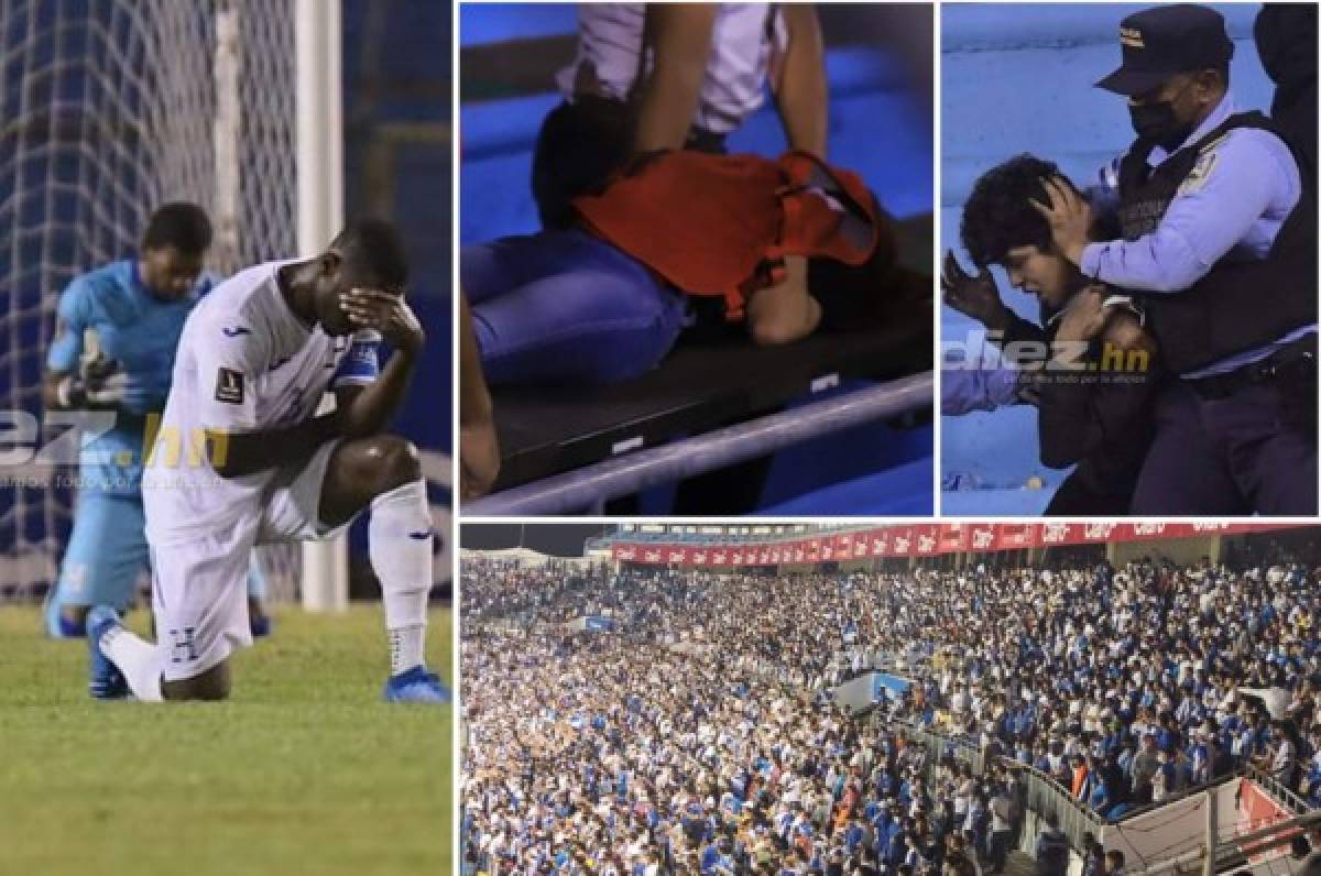 La dolorosa imagen del capitán, el repudio a Fabián Coito y el desorden en las graderías provocado por la derrota