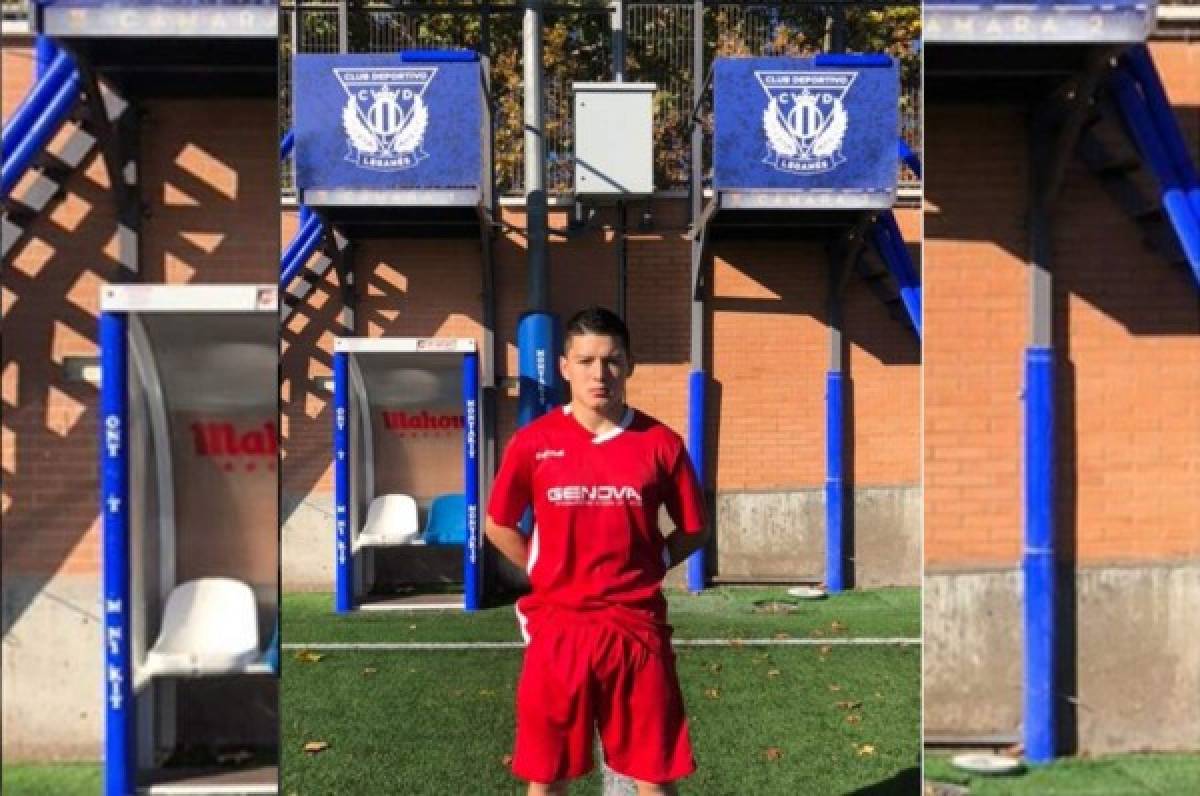 Kenneth Osorio, jugador de padres hondureños realiza prueba en el Leganés