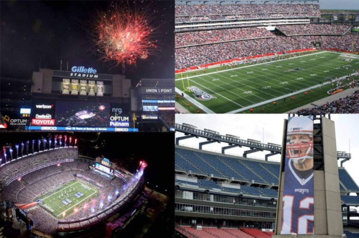 Así es el enorme Gillette Stadium, casa de los Patriots