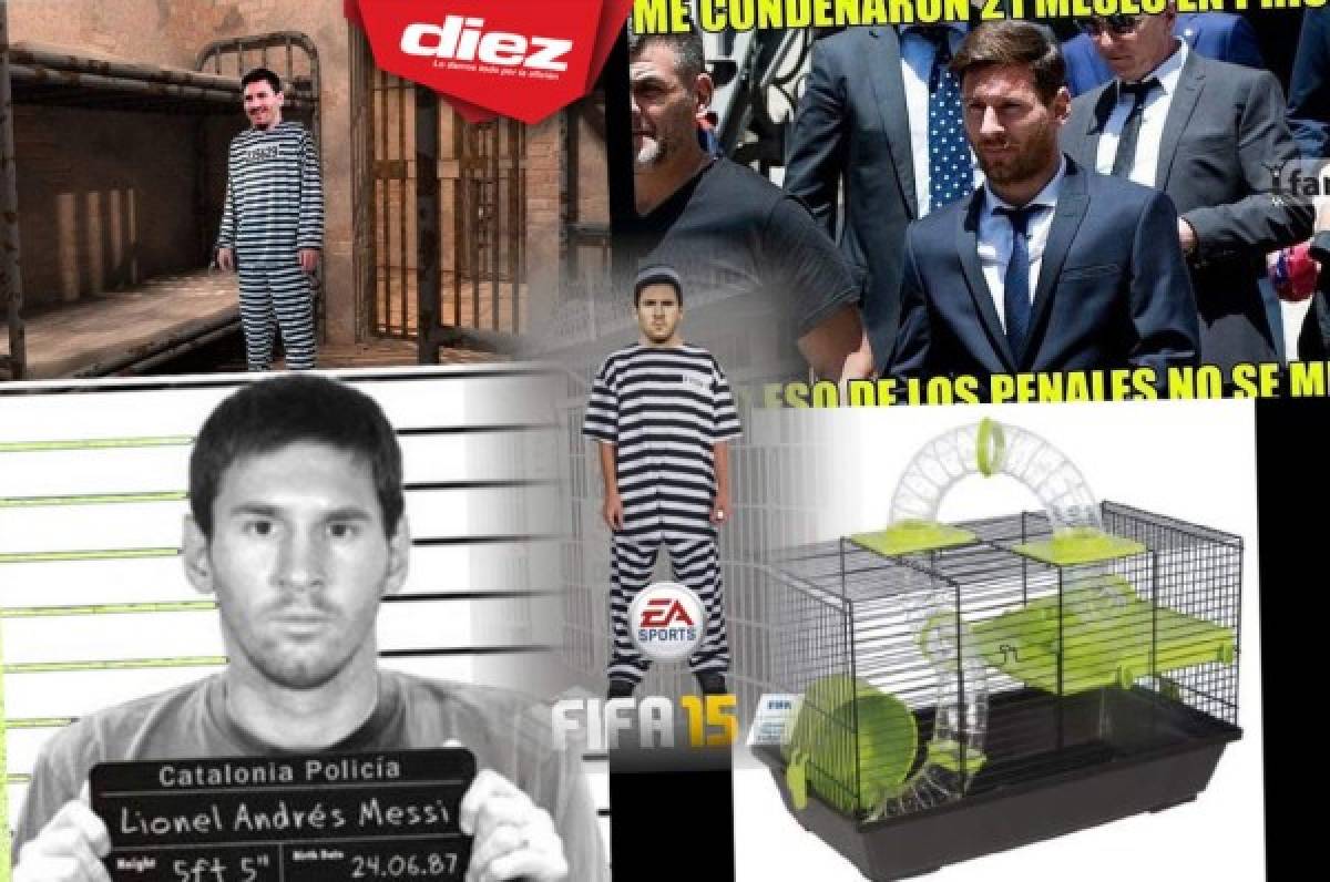 Messi, atacado con duros memes después de ser condenado a prisión