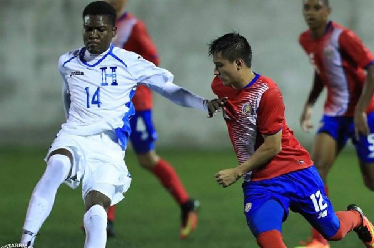 Honduras es humillado por Costa Rica pero clasifica al Premundial Sub-17