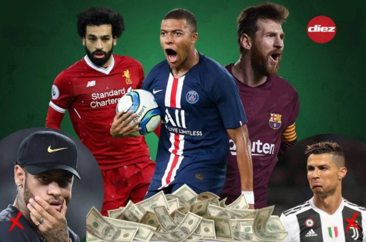 Sorpresivo: Los 10 jugadores más caros de la actualidad, Neymar y Cristiano fuera del top  