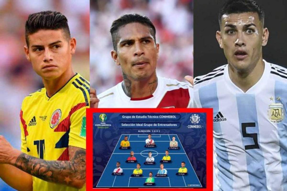 Sigue la polémica: Conmebol anuncia el 11 ideal de la Copa América y deja afuera a Messi