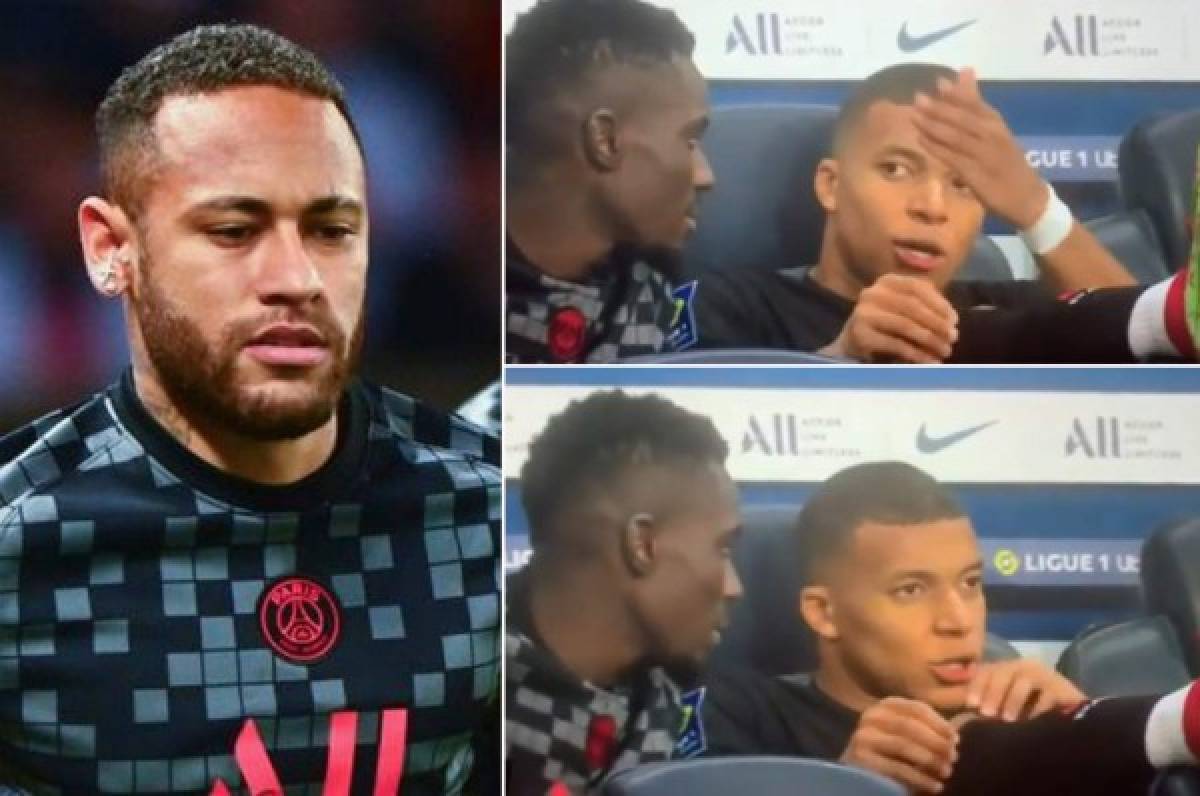 Mbappé es cazado quejándose de Neymar y se enciende la polémica en el PSG: ''No me pasa el balón''