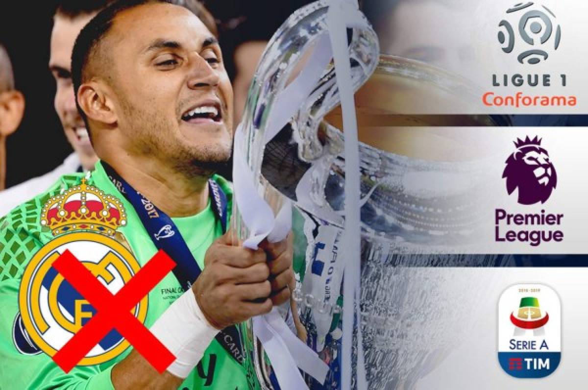 Las 'novias' de Keylor Navas: Los clubes grandes de Europa que quieren al costarricense