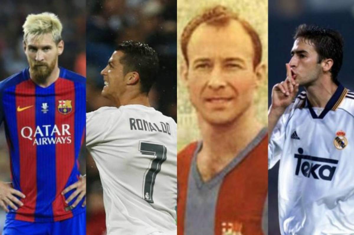 Los máximos goleadores históricos del Clásico Español