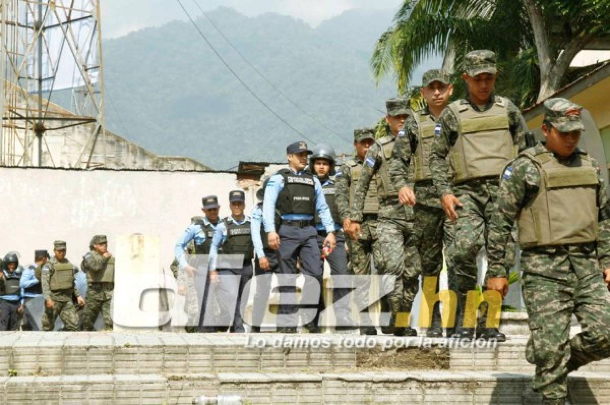 Así luce San Pedro Sula a horas previas de Honduras - Costa Rica