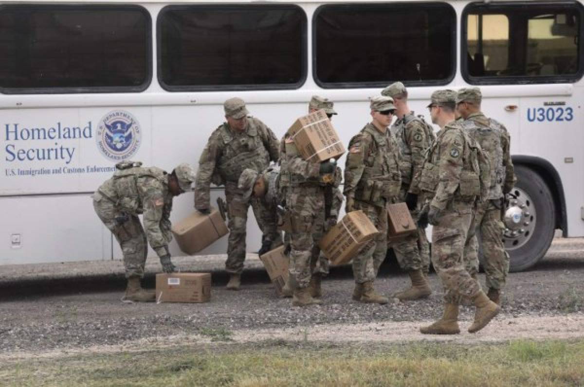 EN FOTOS: Así esperan los militares de EEUU la caravana de migrantes