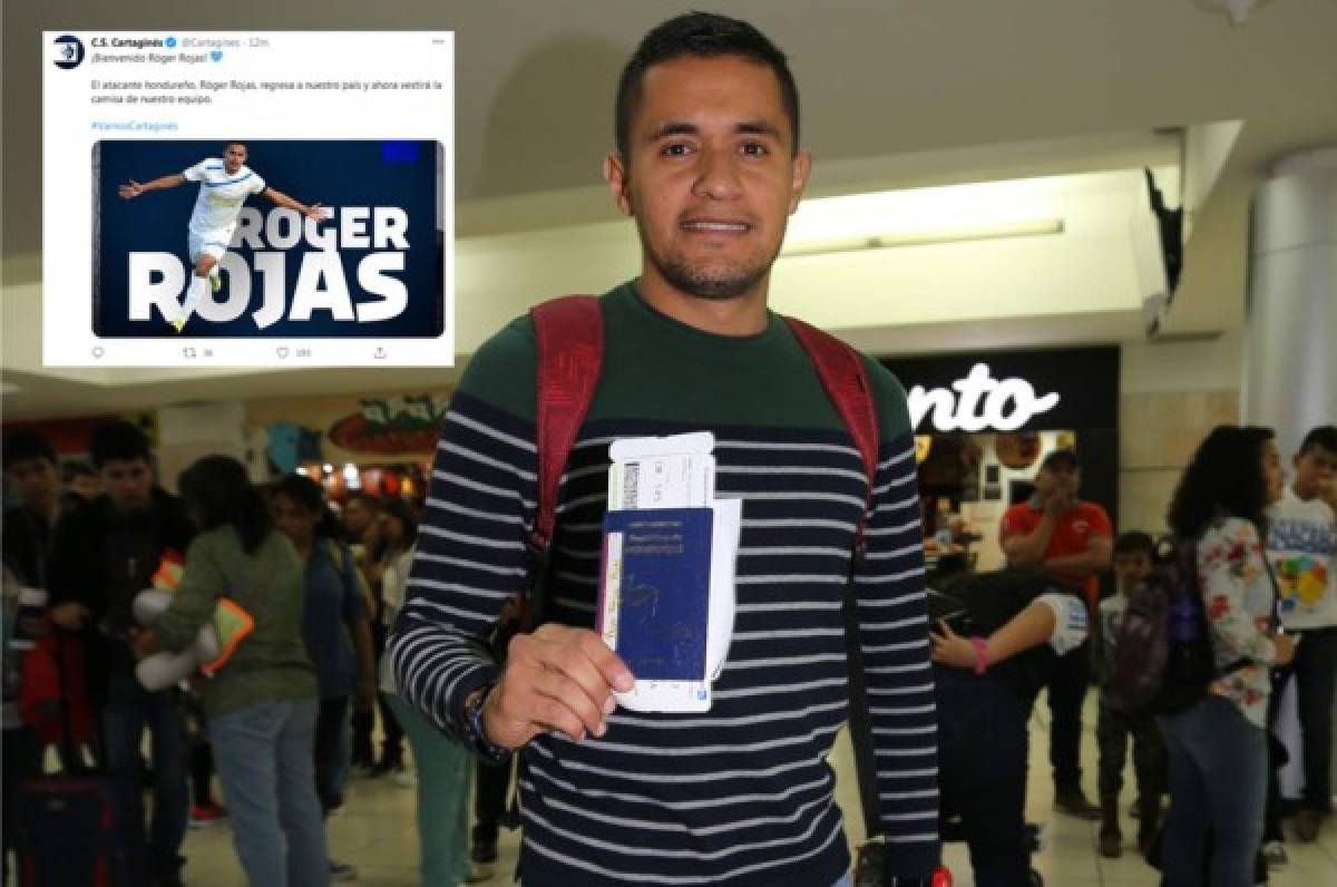 Roger Rojas regresa a Costa Rica; Cartaginés anuncia el fichaje del delantero hondureño