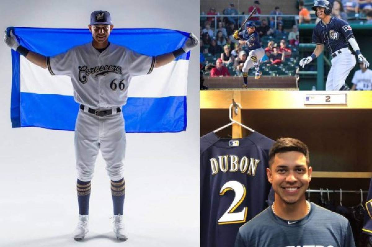 Él es Mauricio Dubón, el segundo beisbolista hondureño en jugar en la MLB