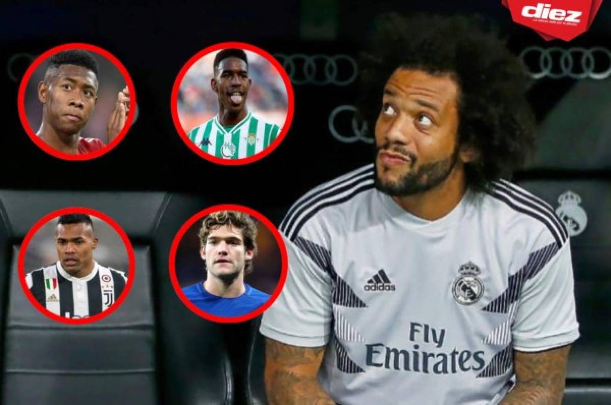 Top: Los sustitutos que tiene en agenda el Real Madrid para reemplazar a Marcelo