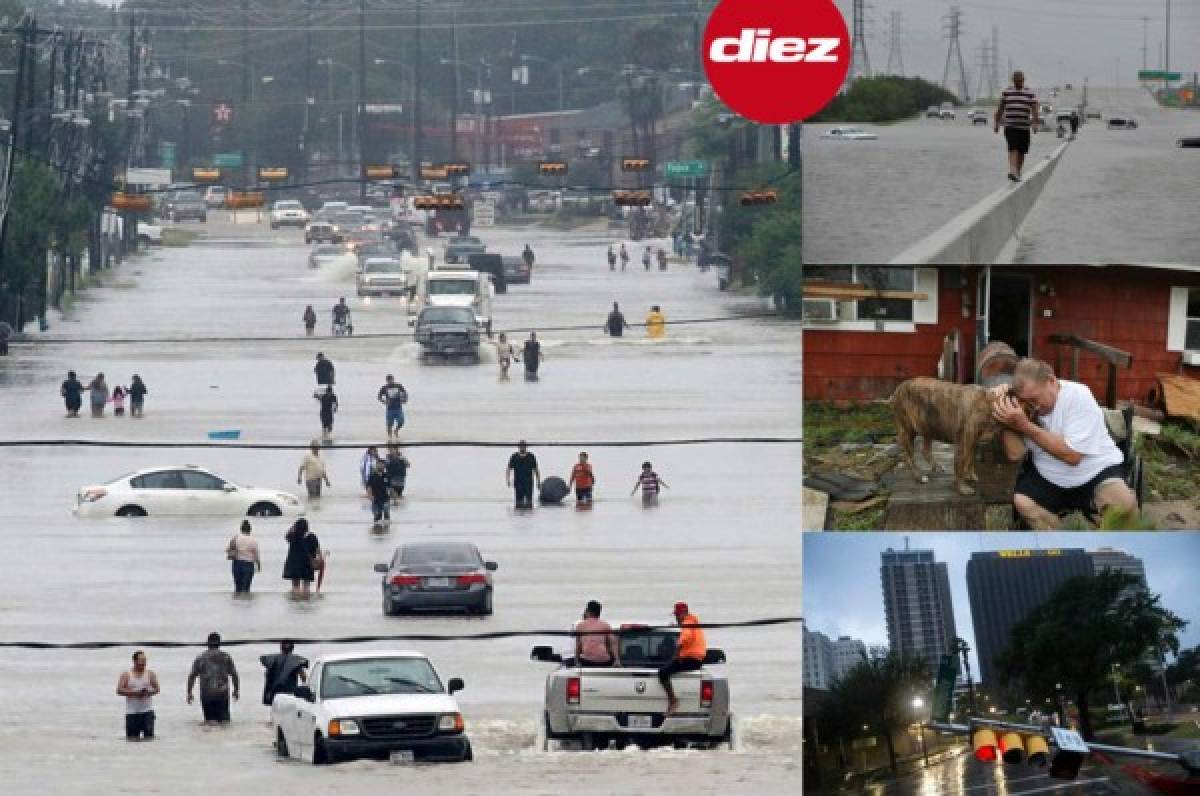 INFORME ESPECIAL: Impactantes fotografías de las inundaciones del huracán Harvey en Houston, Texas