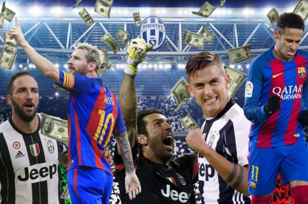 ¡El verdadero precio de los cracks de la Juventus y Barcelona!