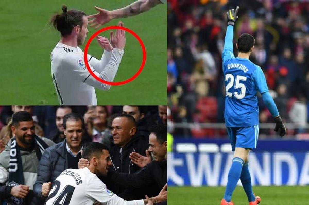 En fotos: El gesto feo de Gareth Bale a hinchas del Atlético y lanzan 'ratas' a Courtois