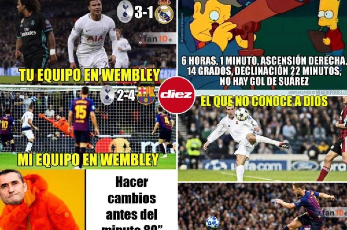 Locura de memes tras el triunfo del Barça sobre Tottenham en Champions