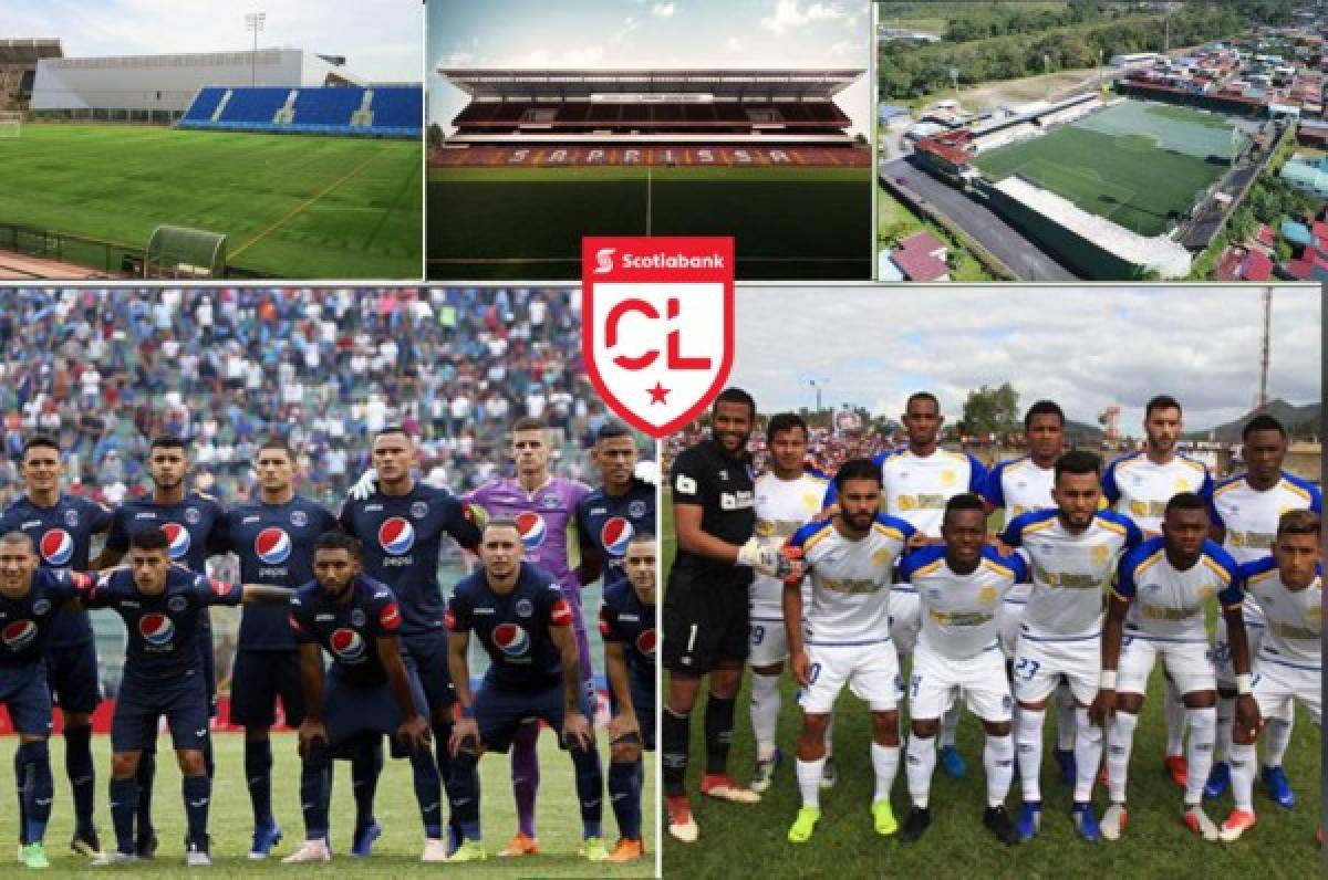 Las difíciles canchas que Motagua y Olimpia pueden visitar en Liga Concacaf