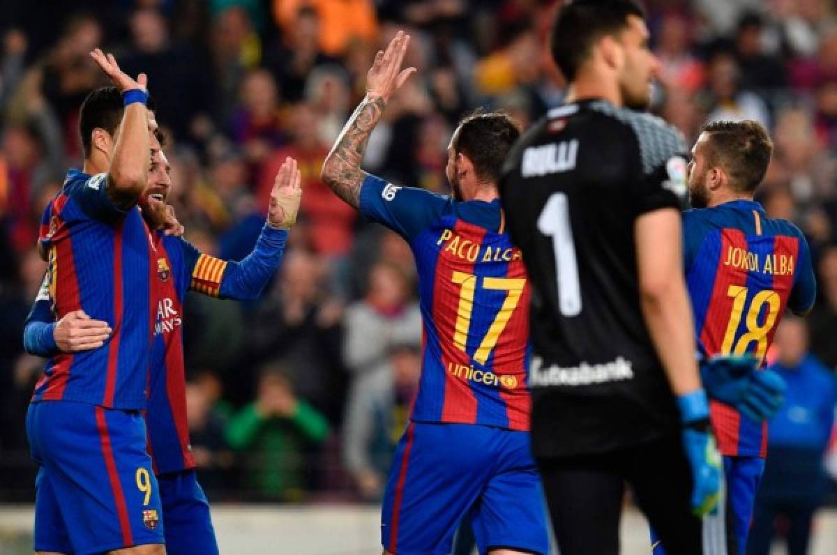 Con doblete de Messi, Barcelona vence sufridamente a la Real Sociedad
