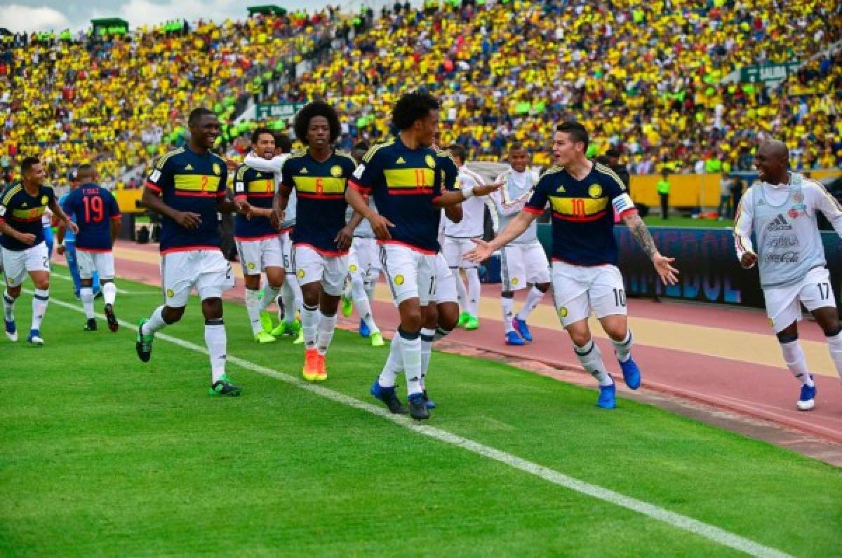 Colombia vence a Ecuador con una tarde soñada de James Rodríguez