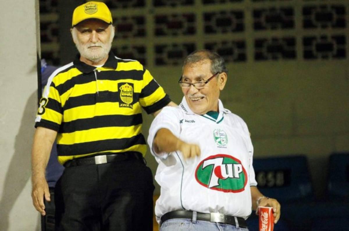 El Platense-Real España reunió a dos amigos 57 años después