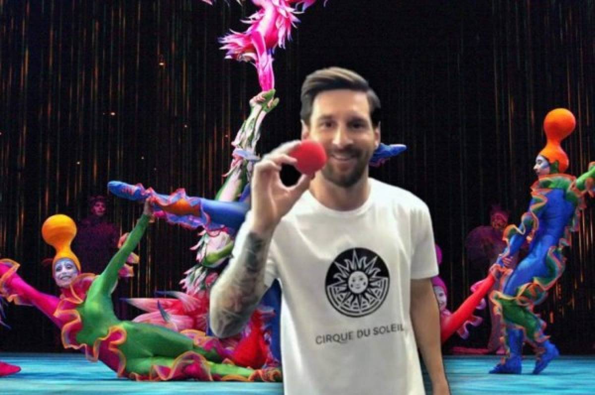 ¡Interesante! Messi promociona su show en el Cirque du Soleil
