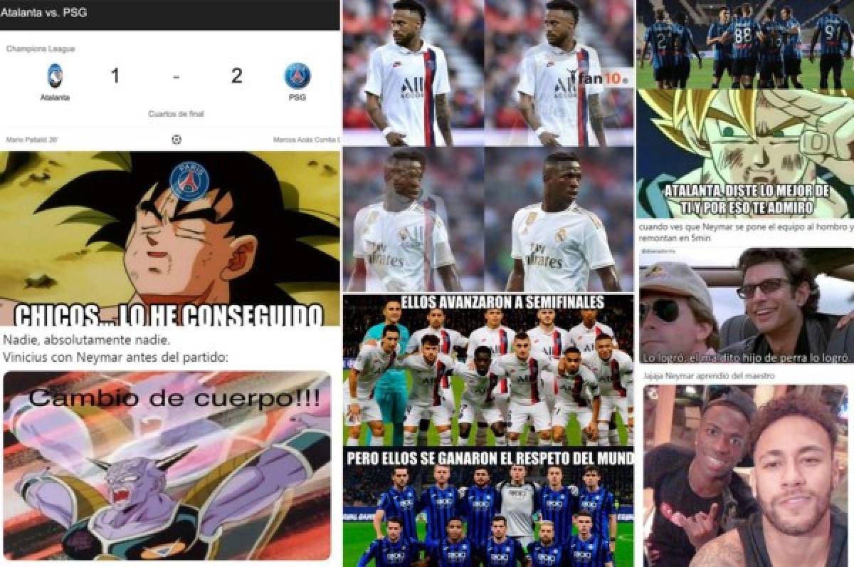 ¡Vinícius es protagonista! PSG se mete a semifinales, pero los memes despedazan a Neymar