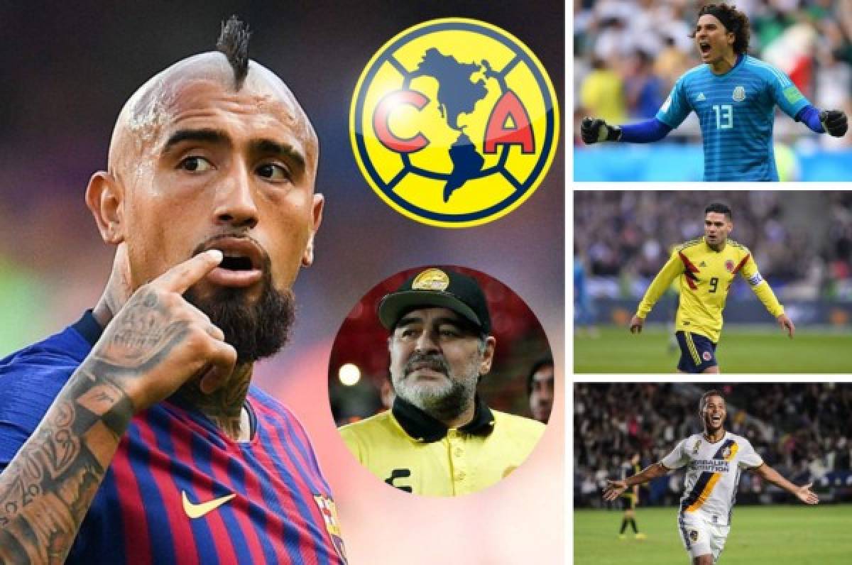 El equipazo que sueña formar el América de México con Arturo Vidal como estrella