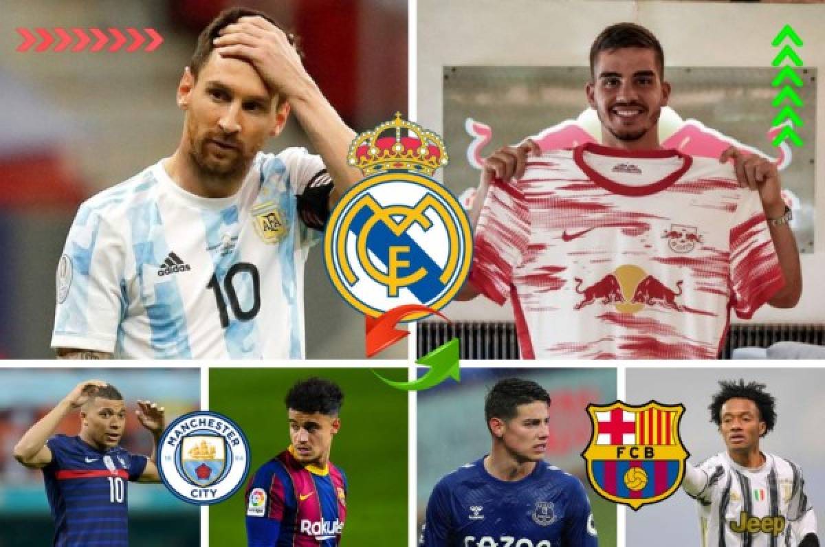 Mercado de fichajes: increíble oferta por Messi, bombazo de James Rodríguez y giro inesperado por Mbappé  