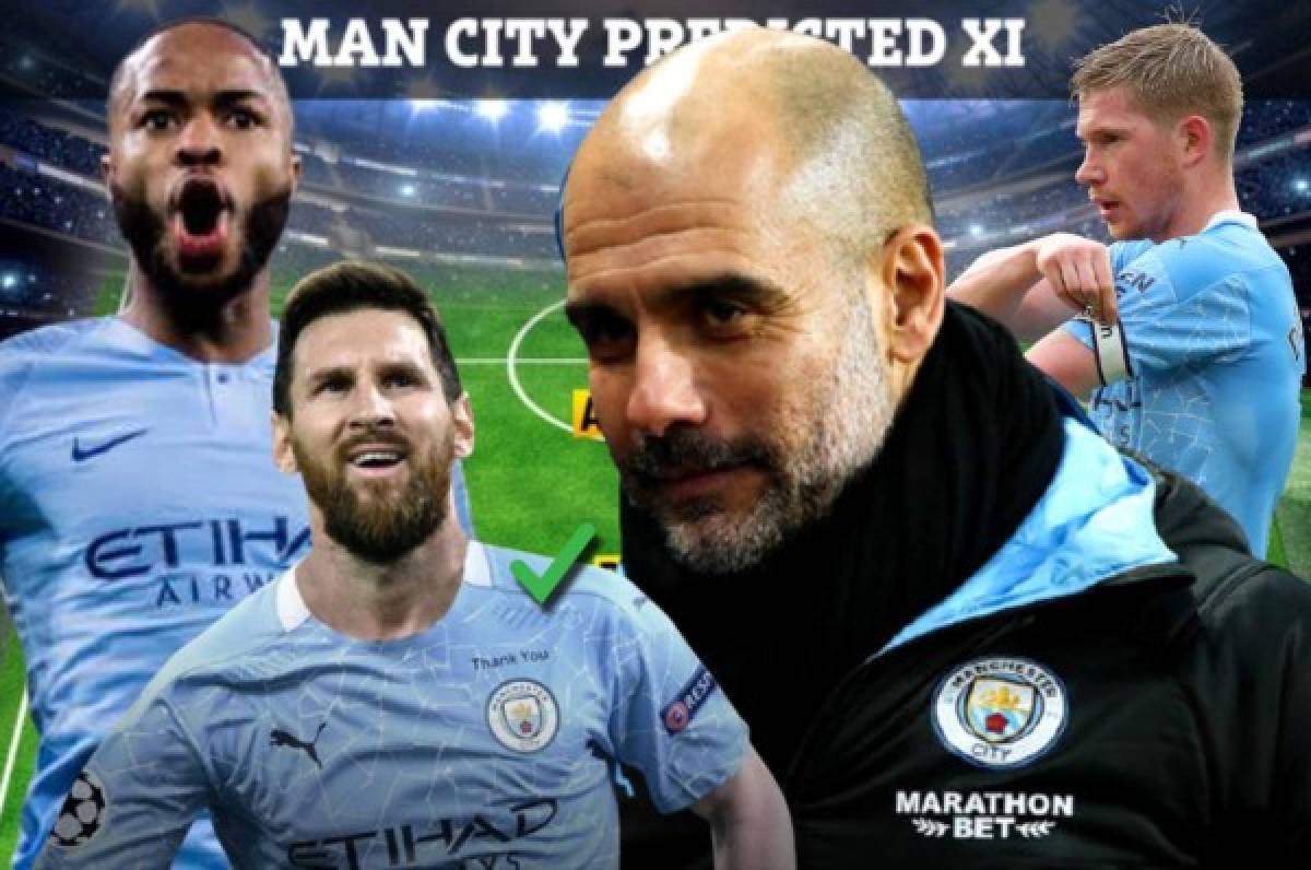 Guardiola planea un asalto en enero: el poderoso 11 que tendría el Manchester City... ¡con Messi!