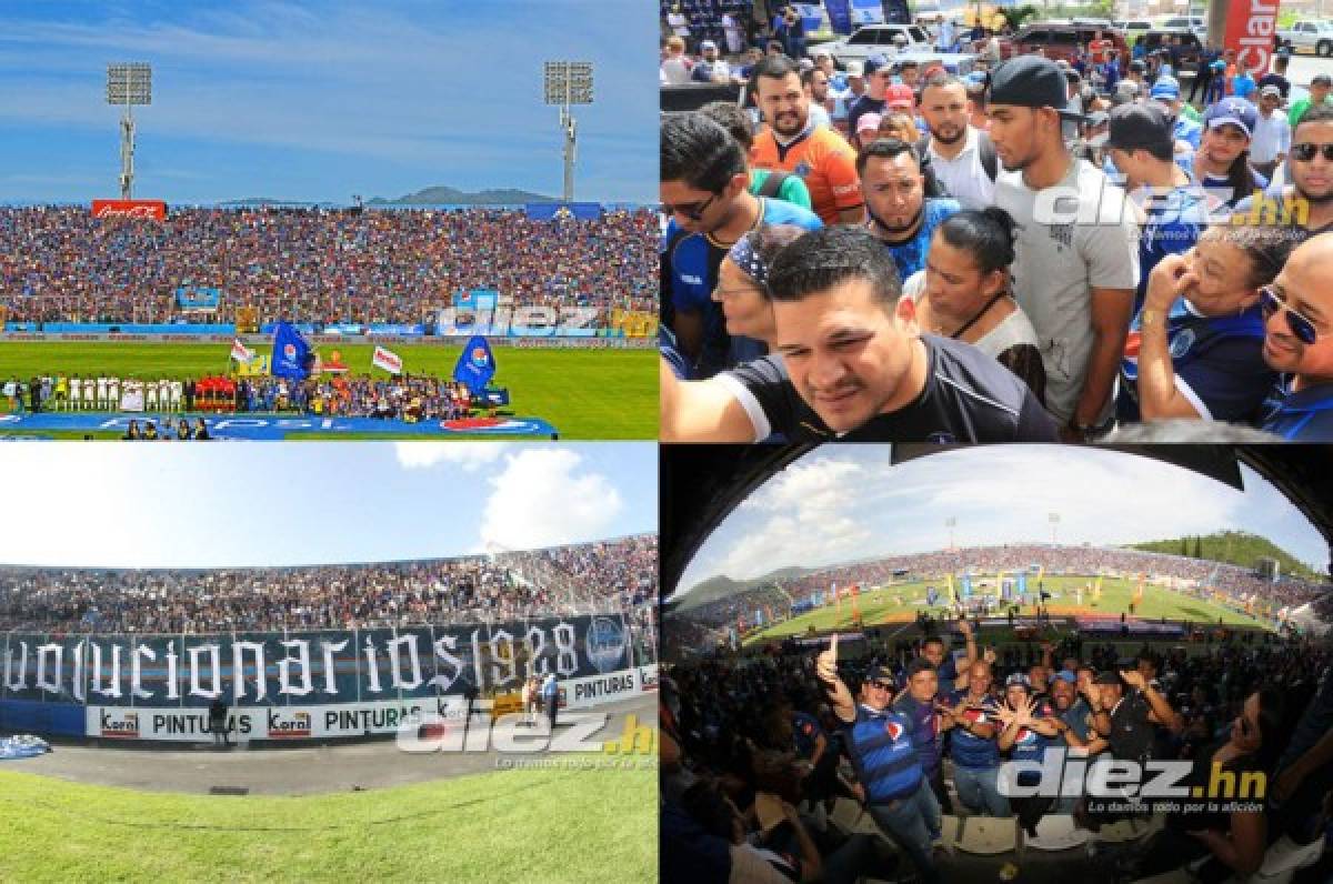 ¡Llenazo! Motagua celebra su Copa 15 con el Nacional a reventar