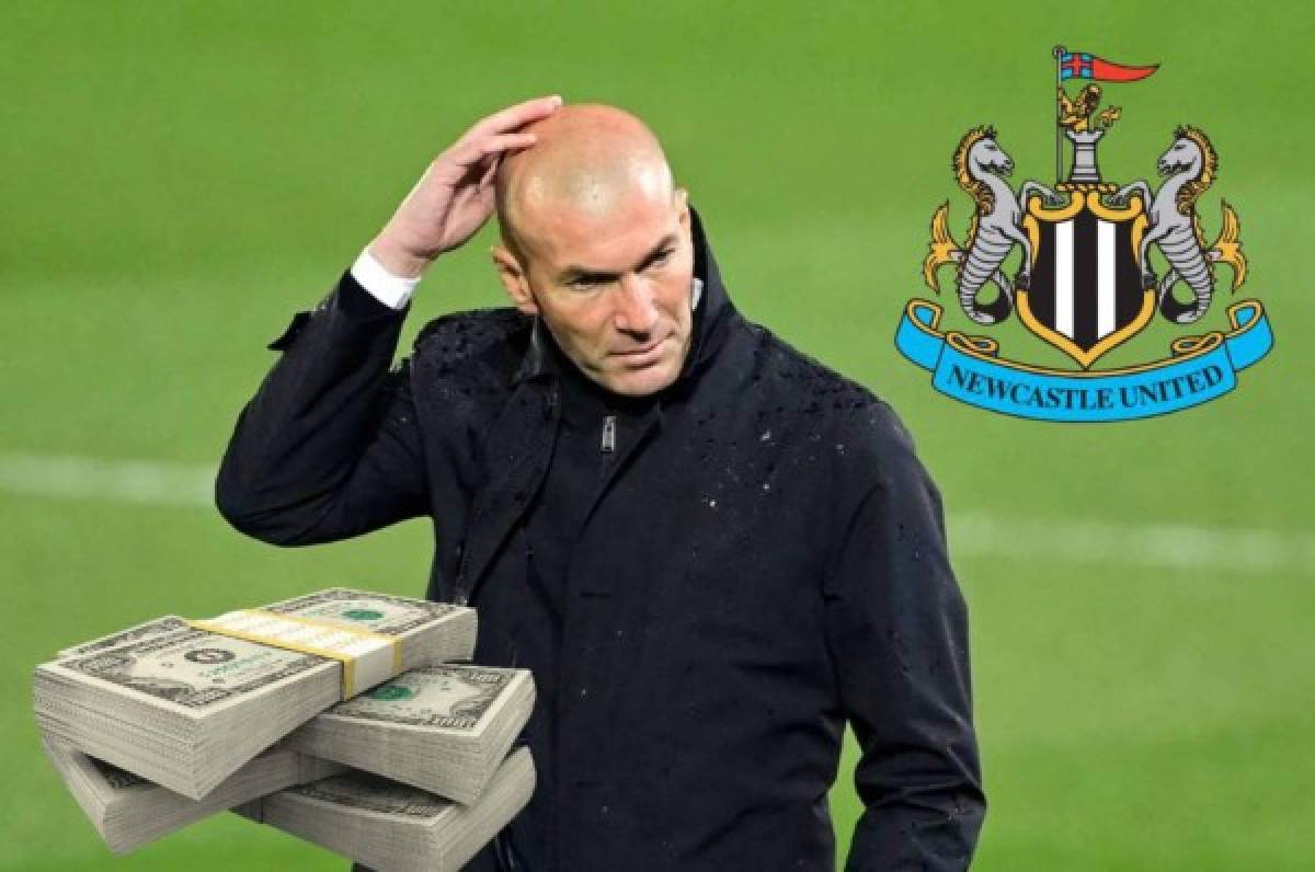 La sorpresiva decisión de Zidane tras recibir jugosa oferta para entrenar al multimillonario Newcastle