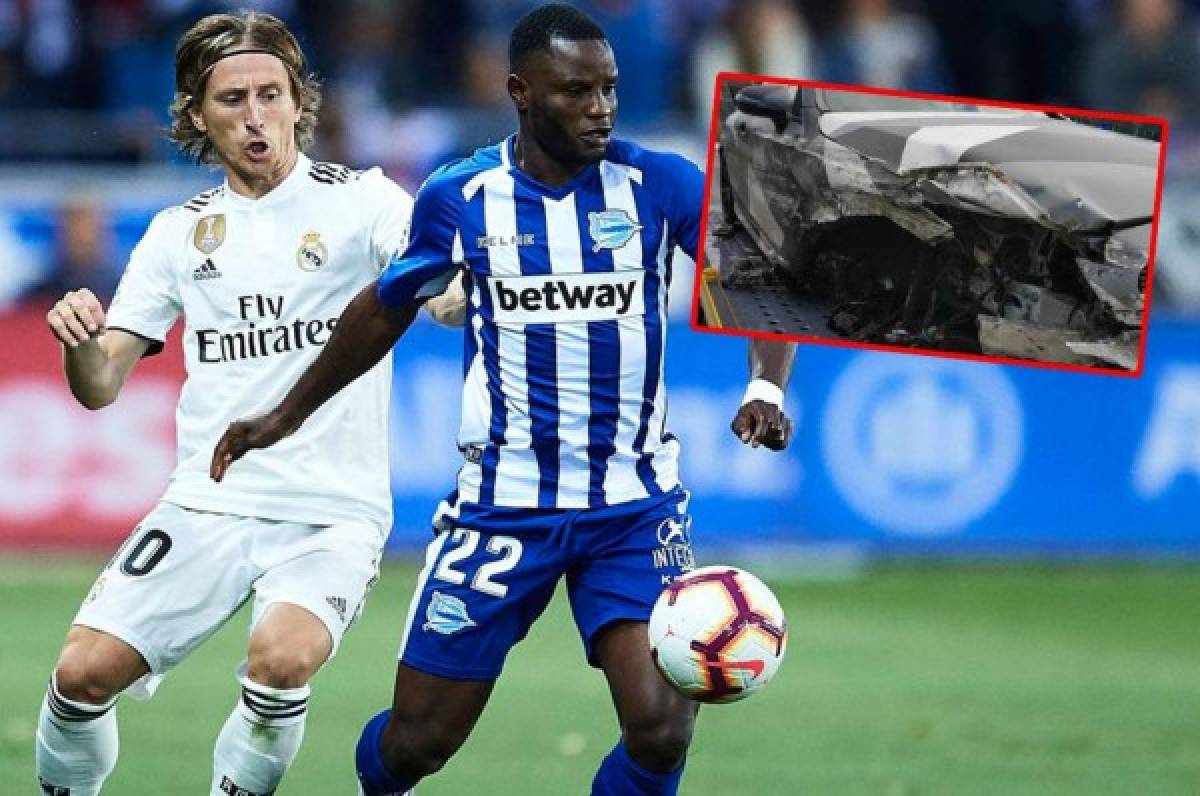 Wakaso Mubarak, jugador del Alavés sufre accidente de tráfico