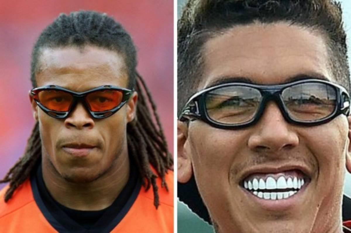 Curioso: Roberto Firmino entrena con anteojos al estilo Edgar Davids