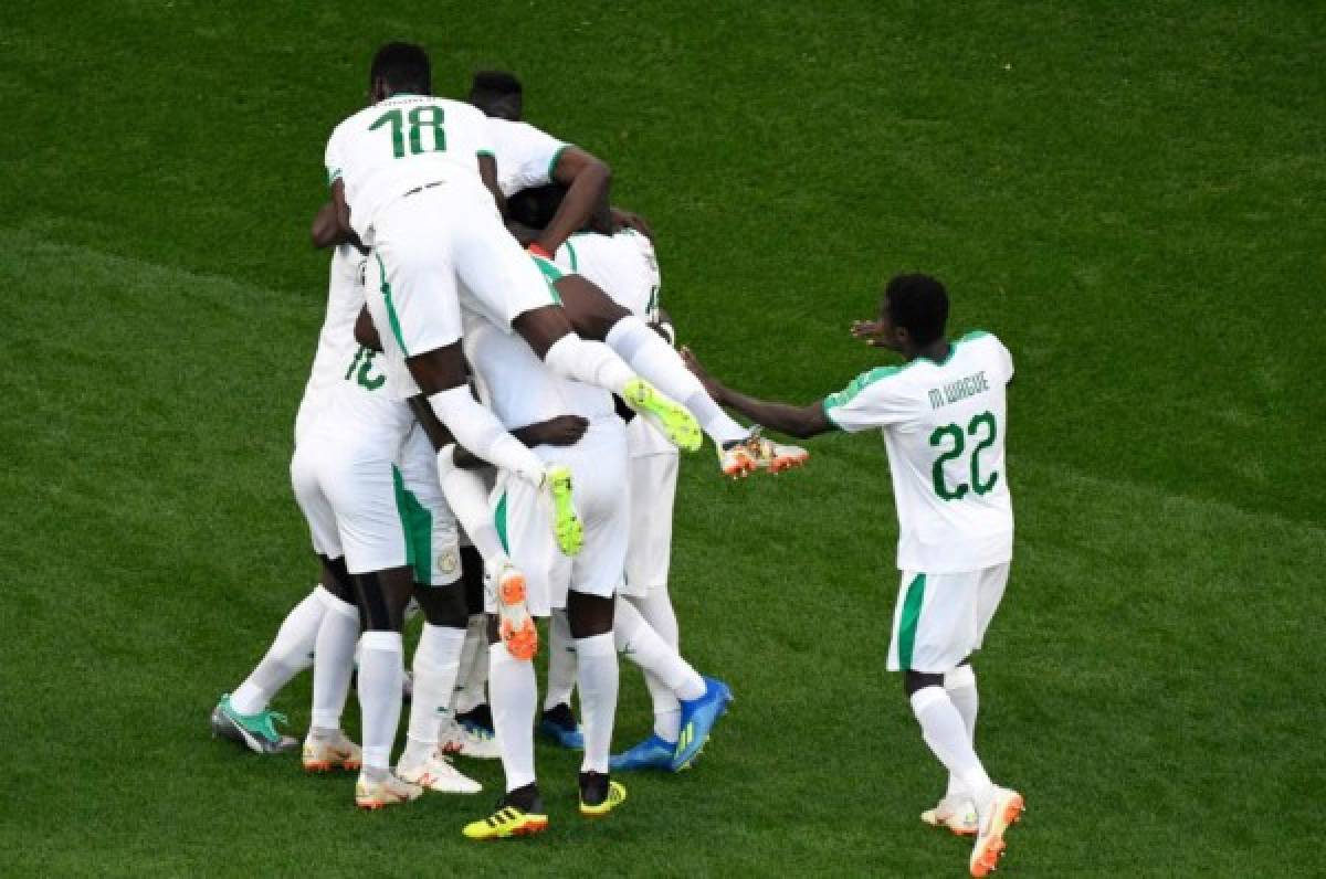 Senegal encontró el primer tanto del partido gracias a Mané, su gran estrella.