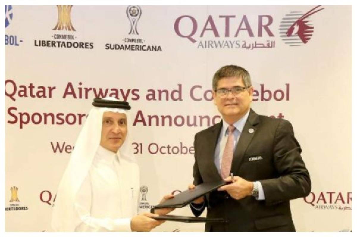 Qatar Airways es el nuevo patrocinador de las competencias de Conmebol