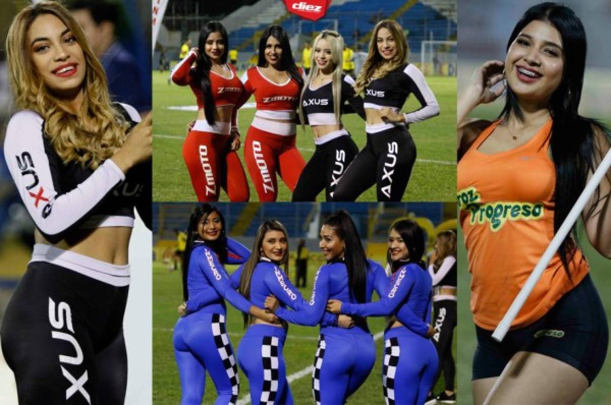 ¡Mamitas! Las explosivas chicas que embellecen los estadios de Honduras