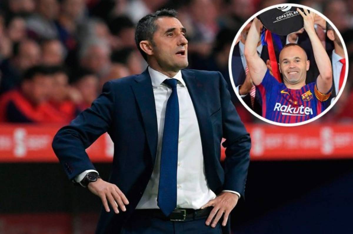 Valverde sobre Iniesta: 'Hubiera dado un brazo en mi época de jugador por hacer lo que hace él'