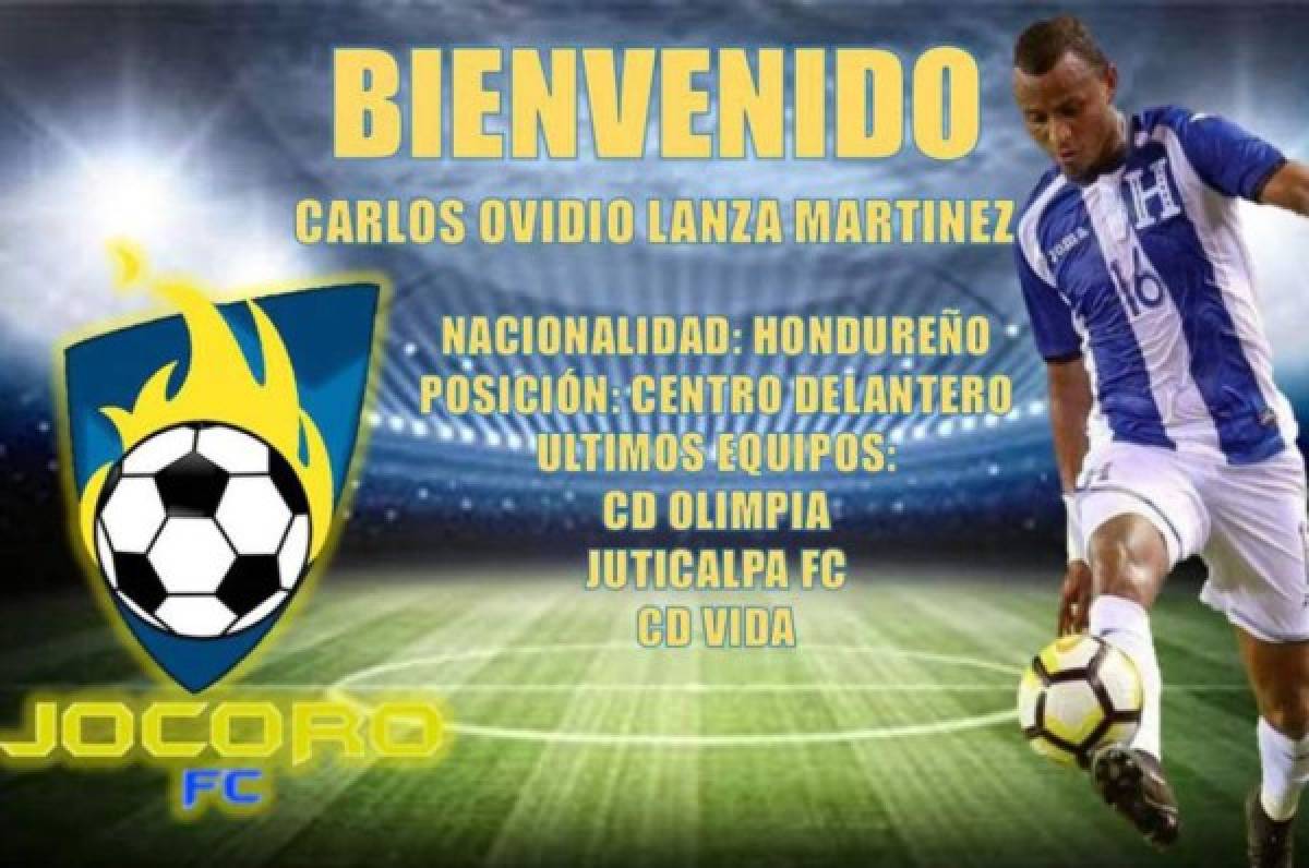 Ovidio Lanza es fichado por el Jocoro de la Primera División de El Salvador